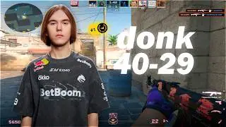 donk (40-29) 5300 ELO - FACEIT TOP #1 | CS2 DEMO POV + VOICECOMMS