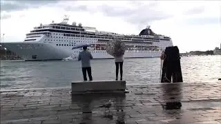 The Pimping of Venice , Big Ships destroy the ecology & heritage of Venice.The Venetians fight back.