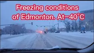 Edmonton falls to &minus;40&deg;C #travel #shorts #shortsfeed #nature #naturelovers
