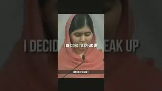 Malala yousafzai inspiring words🔥🔥-#malalayousafzai,#freedom,#shorts,#independentwoman.