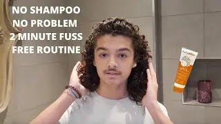 NO SHAMPOO, NO PROBLEM | FUSS FREE NO 'POO' CURLY HAIR ROUTINE | CurlyEllie