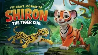 The Brave Journey of Shiron the Tiger Cub | Jungle Adventure Story for Kids