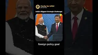 India&rsquo;s greatest strategic challenge - a snippet of my podcast with Prof. Harsh V. Pant #upsc