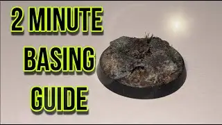 Simple Miniature Basing For Warhammer 40k and other Hobbies