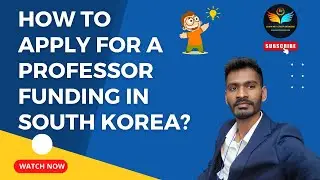 How to Apply for a Professor Funding in South Korea 💜 #tamizhaninkorea #seoul #korea #indianinkorea