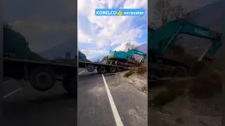 Kobelco excavator loding time😱😲#shorts #short #excavator #jcb #trending #viralvideo #poklen #kobelco