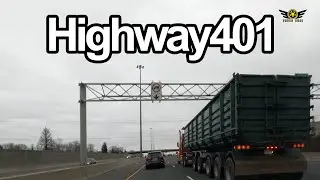 Toronto to Whitby Highway401 east winter driving 12/16/2020