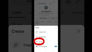 How to go live on YouTube #shorts #earningsshort #tech