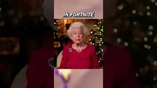 Queen Elizabeth in Fortnite 👑😮 #shorts