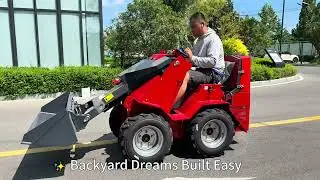 Small Wheel Skid Steer Loader &ndash; Versatile for Construction & Farming