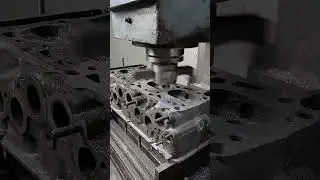 Milling engine block ASMR #shorts