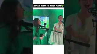 Aiman Khan & Hira Mani singing songs at celebrate independence day💚| All Pakistani Actress celebrate
