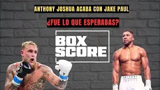 El Box Score: Anthony Joshua noquea a Jake Paul/ Brunson 47 puntos/ Firma Murakami con los White Sox
