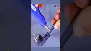 Trick for Repair Cable Insulation #electrical #electronic #shorts
