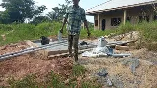 installation of Afridev handpump