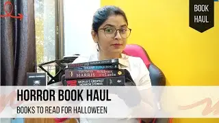 My Horror Book Haul | Indian Booktuber | Badbookthief