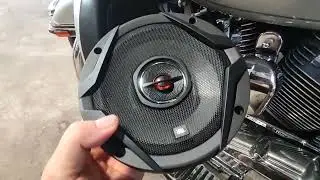 JBL GX602 ติดตั้งในรถHarley Davidson