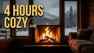 Cozy Up with 4 Hours of Rainy Day Instrumental Fireplace Music