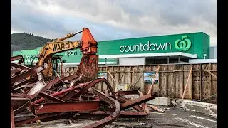 Wainuiomata Shopping Centre Countdown Wellington Ward Demolition