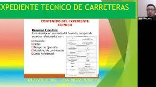 ELABORACION DE EXPEDIENTE TECNICO EN CARRETERAS Y PAVIMENTOS
