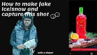 How to make fake Ice/snow using a diaper | Tutorials |Product Photography | How-tos 2021| BTS