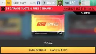 Top Drives Opening Free Ceramic Pack + 25 Slots