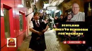 Hogmany came to Benidorm at Colliers Bar 