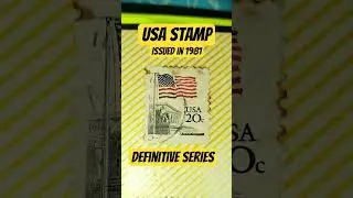 USA stamp 1981 definitive series
