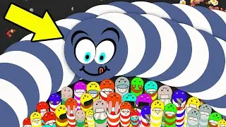 Worm.io &reg; 40,000.00+ Scores Slither Snake Noob Pro Hacker | Worms Zone Wins & Fails #02