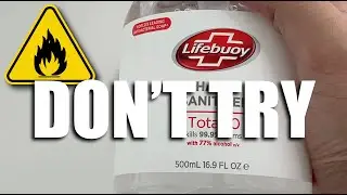 [DON'T TRY] Light Up Hand Sanitizer 🔥 🔥 🔥