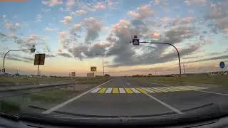 Таймлапс поездки из Червеня в Минск