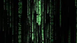 Matrix Code Rain 3D - Looped video animation for wallpaper #animation #matrix