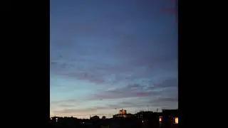 Sunset Over &Aacute;vila with Illuminated Cathedral and Rooftop Silhouettes #&aacute;vila #magicalsunset  #Skyline