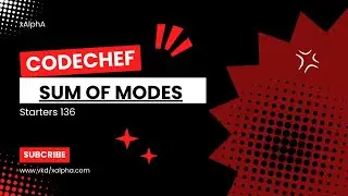 Sum of Modes (Explanation) - Codechef Starters 136