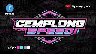 CARA MEMBUAT LOGO RACING KEREN DI PIXELLAB TERBARU | CEMPLONG SPEED