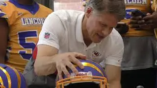 The Chiefs Visit Lincoln College Preparatory Academy