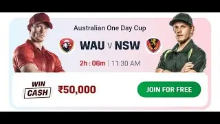 🔴  Live WAU vs NSW Dream11 Prediction | WAU vs NSW Match Prediction | WAU vs NSW Prediction
