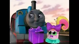 Thomas Is Giving A Purple Gift Box To Harriet