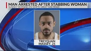 Man arrested after stabbing woman in Peoria Sunday morning