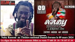Naby Rassoul au Théâtre national Daniel Sorano / / Un digne fils des HLM a soutenir