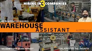 Warehouse Assistant jobs in Australia. #jobsinaustralia