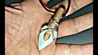 How To Make a Stone Arrow Tip Pendant