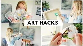 5 Art Life Hacks in 60 SECONDS | Art Life & Painting