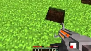 Обзор модов в Minecraft #3 Gravity Gun Mod