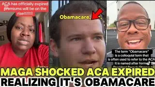 MAGA FURIOUS ACA Expired. Find Out It's the same as Obamacare & They're LOSING BOTH!