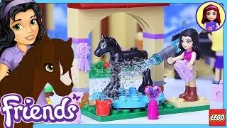 Lego Friends Foal's Washing Station Build with Millie Review Silly Play - Kids Toys
