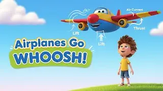How Do Airplanes Fly? ✈️ The Four Forces of Flight Explained for Kids! | Science of Flight