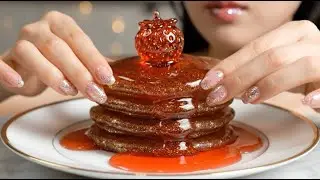 ASMR Cooking: Glass American Pancakes 🥞 (No Talking, Hands Only)