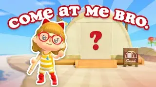 First Campsite Villager AKA My Most Chaotic Day Ever... Animal Crossing New Horizons