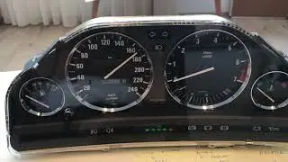 Refurbished BMW E30 Instrument Cluster, testing on bench!